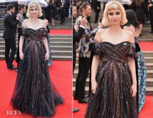 Imogen Poots In Valentino The Olivier Awards Red Carpet Fashion Awards