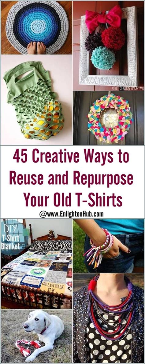 45 Creative Ways To Reuse And Repurpose Your Old T Shirts Old T