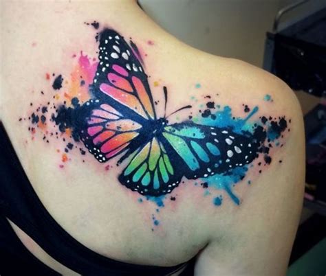 A butterfly tattoo is definitely a good choice. 100+ Unique Butterfly Tattoos For Women With Meaning (2019 ...