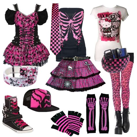 Pink Scene Girl Outfits In 2022 Scene Girl Outfits Scene Outfits