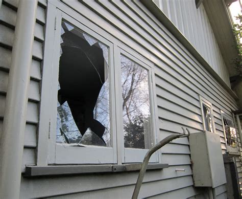 cracked or broken glass in your window