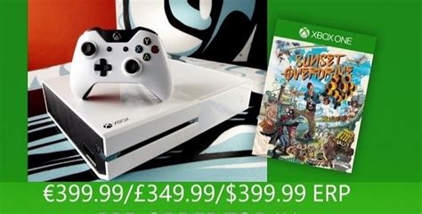 White Xbox One Sunset Overdrive Bundle And More Colors With 1tb Hard