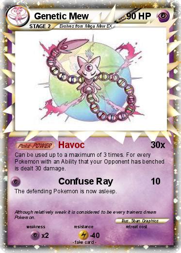 Pokémon Genetic Mew Havoc My Pokemon Card