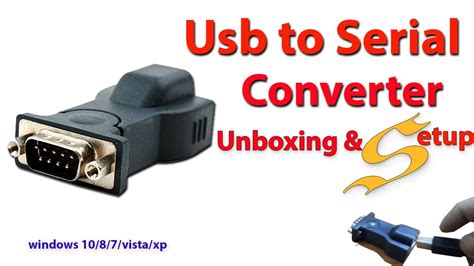 Usb To Serial Converter Youtube