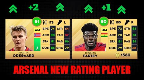 Arsenal New Rating Update Dls23 😱😱😱😱😱 Youtube