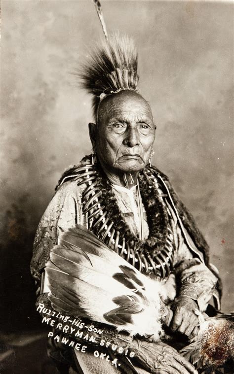 Ruling His Sonpawnee Native American Warrior Native American Pictures