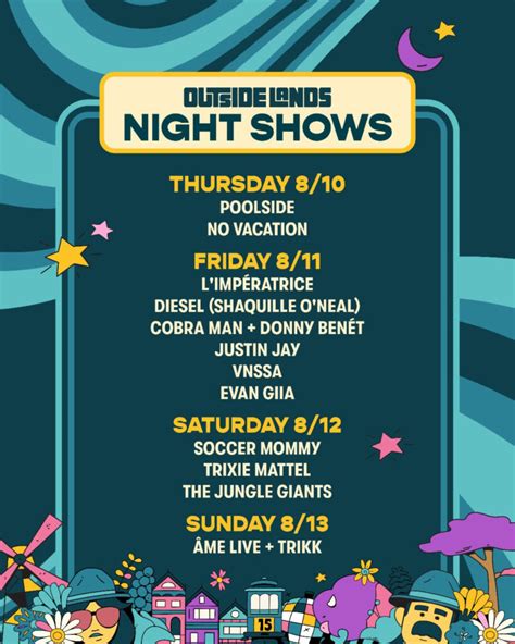 Outside Lands 2023 Night Shows Lineups Have Landed Edm Identity