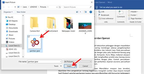 Tutorial Cara Full Kan Gambar Di Word Beserta Gambar Tutorial Ms Word