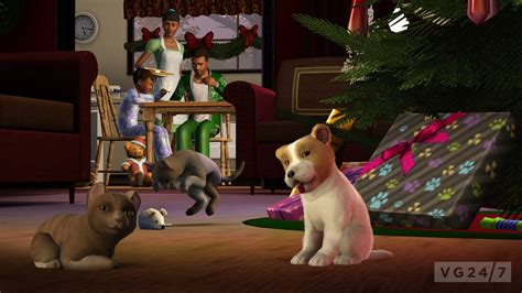 Quick Shots Get Into The Holiday Spirit With The Sims 3 Pets Vg247