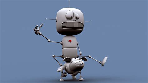 Funny Robot 3d Wallpapers Hd Desktop And Mobile Backgrounds