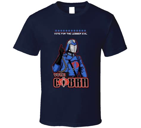 Gi Joe Vote Cobra T Shirt