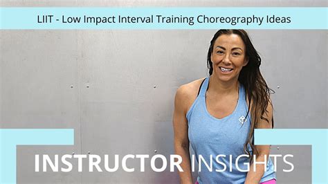 LIIT Low Impact Interval Training Choreography Ideas YouTube