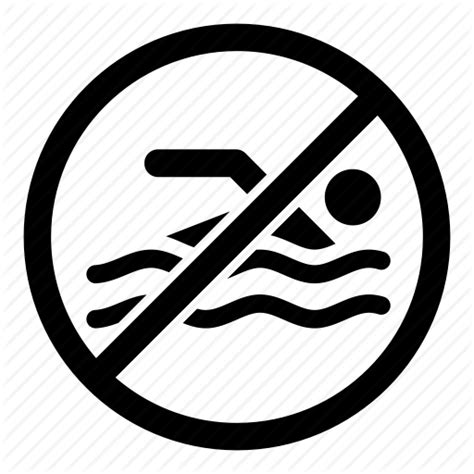 No Diving No Swimming No Swimming Sign Prohibited Swimming