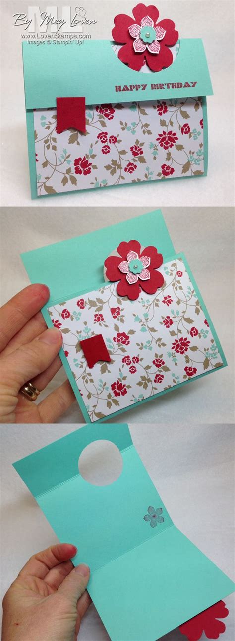 Peek A Boo Trifold Cards Video Tutorial Lovenstamps Paper Crafts