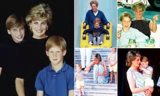A Touching Tribute To Diana In William And Harrys Words Daily Mail