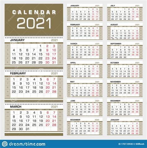 Download the following calendars for free to print at home or at work. Gold Wall Quarterly Calendar 2021 With Week Numbers. Week ...
