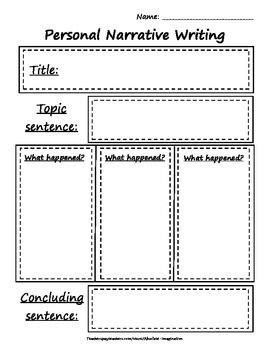 Those are just a few examples of questions to get you started. Personal Narrative Writing Rough Draft Worksheet (With images) | Personal narrative writing ...