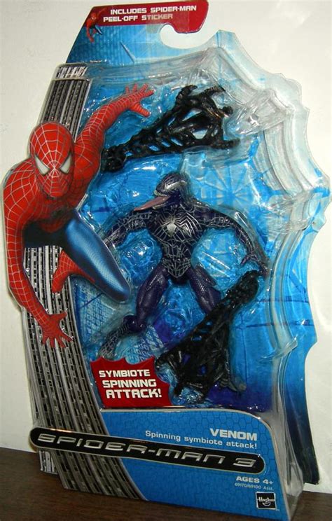 Venom Spinning Symbiote Attack Figure Spider Man