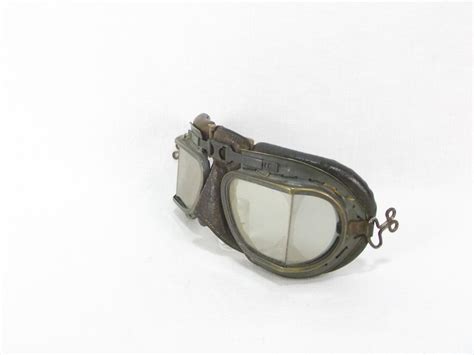 wwi wwii aviator airplane flying pilot flight goggles glasses etsy