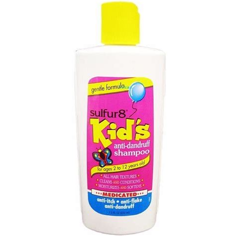 Sulfur 8 Kids Medicated Anti Dandruff Shampoo 75oz Kuddy Cosmetics