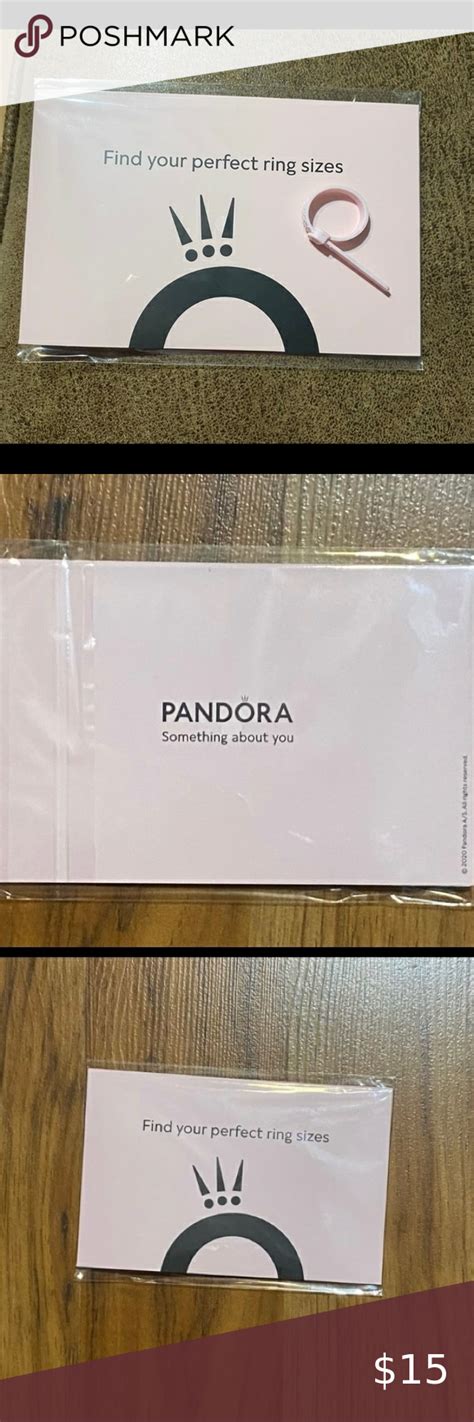 Pandora Ring Sizer With Measurement Guide New Pandora Rings Pandora
