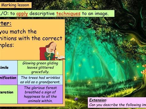 Descriptive Writing In The Forest Teaching Resources