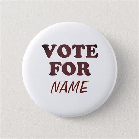 Vote For Me Badges And Pins Zazzle Uk