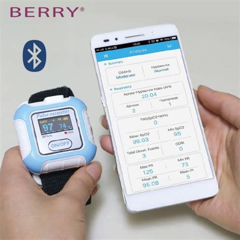 China Bm2000a Wrist Bluetooth Sleep Apnea Screening Monitor China Wrist Oximeter Bluetooth