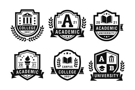University Academy And College Emblems 3254244 Vector Art At Vecteezy