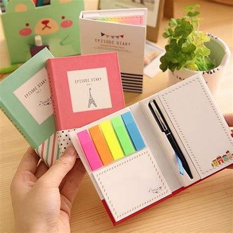 Multicolor Planner Sticky Notes Notebook Memo Pad Bookmark Paper