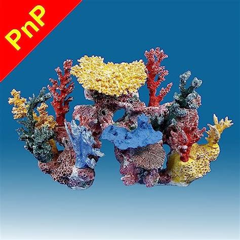Instant Reef Dm047pnp Large Artificial Coral Inserts Decor Fake Coral