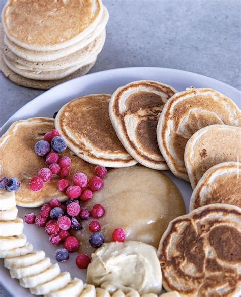 Healthy 3 Ingredient Vegan Pancakes Directions Calories Nutrition