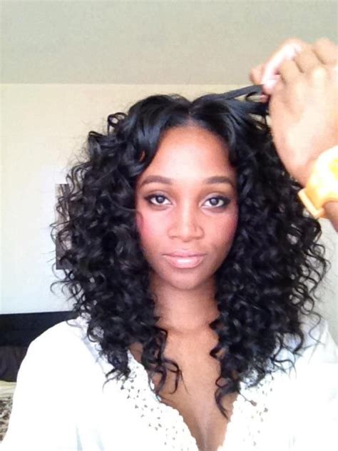 Black hair, because it's curly, can be weaker than straighter hair. 30 Weave Hairstyles For Gorgeous Black Ladies - Fave ...