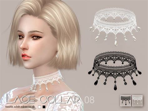 Lace Collar For You4 Styles Hope You Enjoy With Them 3 Found In Tsr