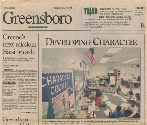 Greensboro News Record October 18 1999 Zack Hample