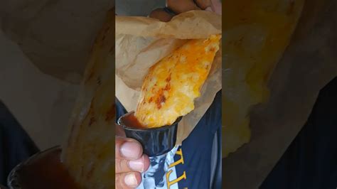 Taco Bells New Grilled Cheese Dipping Taco With Slow Braised Beef