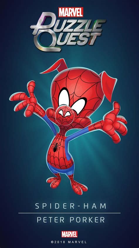 Spider Ham Peter Porker 4 Stars A Talking Pig Marvel Puzzle