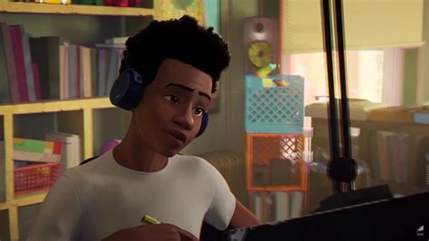 Spider Man Into The Spider Verse Clips Prove Miles Morales Is Like Just Us