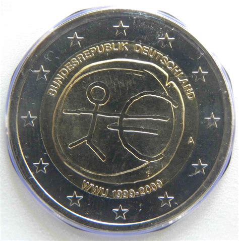 Allemagne 2 Euro Commémorative 2009 10 Ans De Leuro Uem A