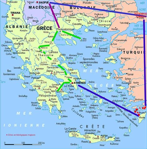 2013 Greece And Turkey Tour Carte Grece Grece Plan De Voyage