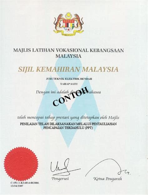 Apa itu sijil kemahiran malaysia? MENTRANSFORMASI KERJAYA MELALUI SKM