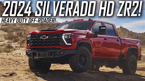 New 2024 Silverado Hd Zr2 And Bison Revealed Youtube