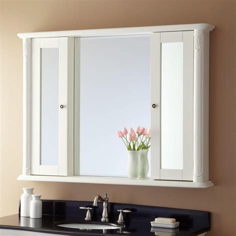 It saves your cost when remodeling your home, so you can spend more money and resources on upgrading the mirror frame of this medicine cabinet has the oil rubbed bronze style, which adds the vintage feeling. 20 Photos Bathroom Vanity Mirrors With Medicine Cabinet ...