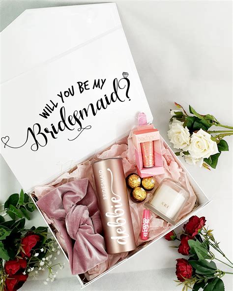 Blush Pink Bridesmaid T Box Wedding Ts Wedding Hampers