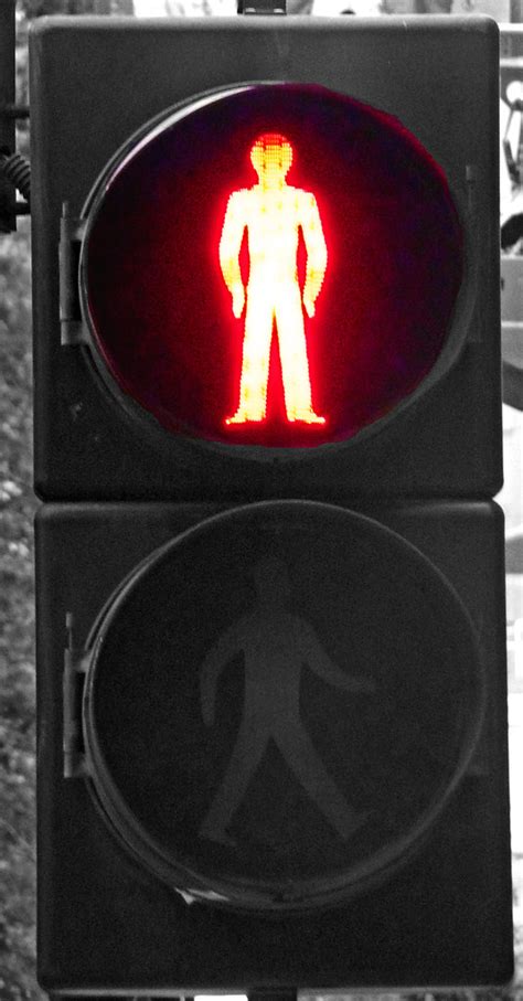 Red Man Traffic Light Pedestrian Crossing Wood Street Flickr