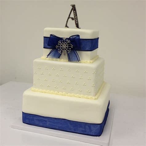Blue Ribbon Wedding Cake Wedding Cake Ribbon Wedding Cakes Cake