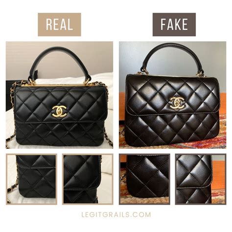 How To Spot Fake Vs Real Chanel Trendy Cc Bag Legitgrails