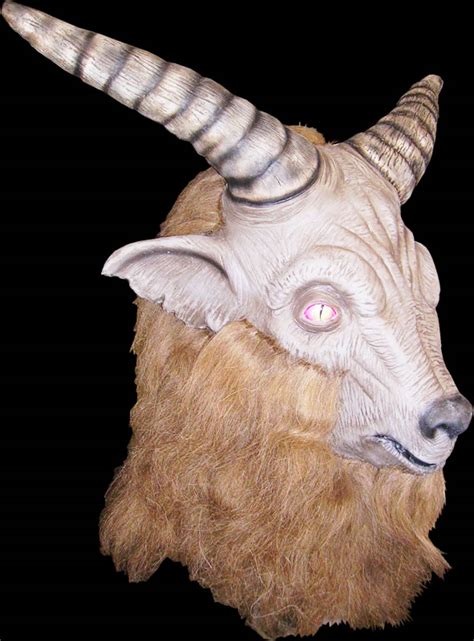 Selbst Radar Katarakt Demon Goat Mask Skulptur Teil Sei Zufrieden