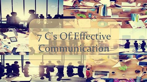 7 Cs Of Effective Communication