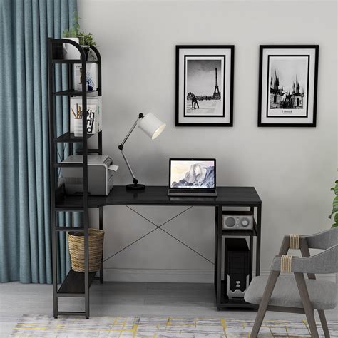 At alibaba.com, a plethora of advanced and creative bedroom. SEGMART Large Computer Desk with 6 Tier Bookshelves, 54.5 ...